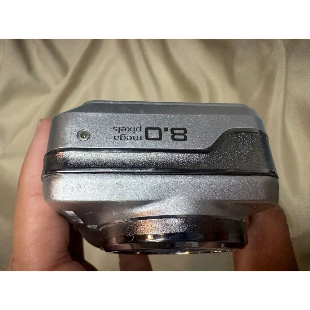 Kodak EasyShare C875 8.0MP Digital Camera with Case - Silver (Tested & Working)